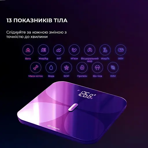 Умные весы Yunmai PRO Smart Scale Black - фото 5