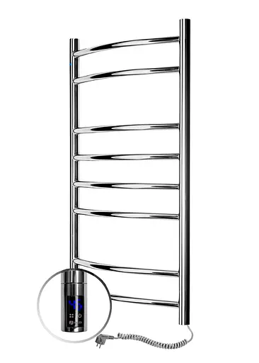 Електрична рушникосушарка Navin Камелія 480x800 Sensor права з таймером 10-007033-4880, Хром, Праве, Електронний - фото 2