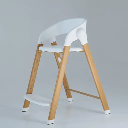 Стульчик детский для кормления Love & Carry Flex (до 100кг) 3-в-1 Белый - фото 5