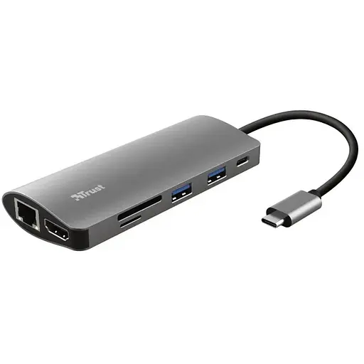 Trust USB-хаб DALYX 7-IN-1 USB-C ALUMINIUM