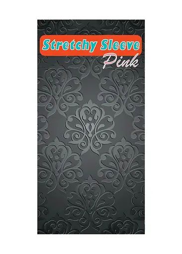 Насадка на член Boss Series Stretchy Sleeve 7 см розовая - фото 2