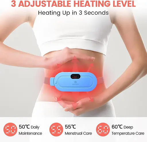 Грілка ABYON для полегшення менструального болю портативна акумуляторна бездротова - фото 5