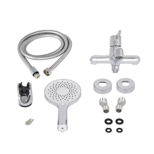 Змішувач для ванни Qtap Cardinal (з душовим гарнітуром) QTCAR259CRM45656 Chrome - фото 7