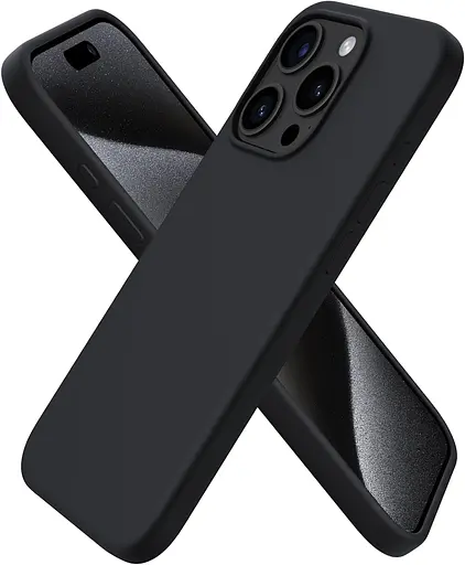 Чохол ORNARTO, сумісний з iPhone 15 Pro 6,1 дюйма, 3-шаровий рідкий силікон з повним покриттям