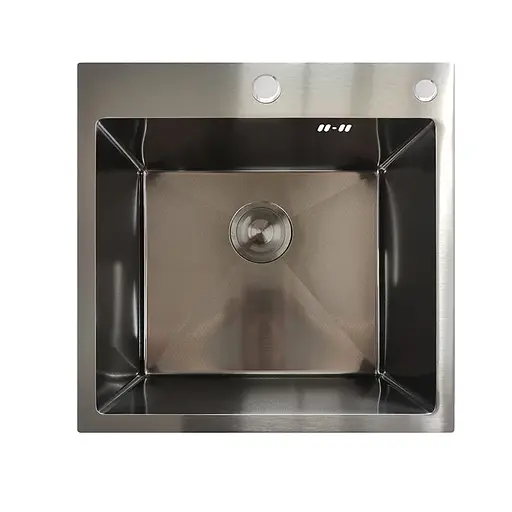 Кухонна мийка Mixxus MH5050 Decor Nano-Black MX1929, Графит - фото 1