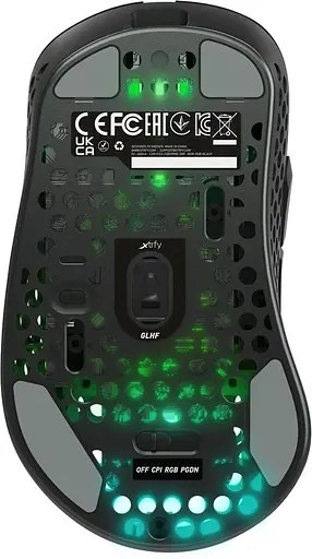 Миша Cherry Xtrfy M4 Black (M4W-RGB-BLACK) - фото 2