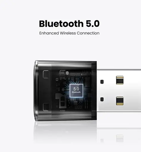 Bluetooth-адаптер Ugreen USB Bluetooth V 5.0 Adpter (CM390) Black [58593] - фото 3