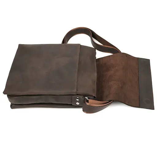 Мужская сумка через плечо на три отделения большая LIMARY 26х22х10 см sum0028318 - фото 7