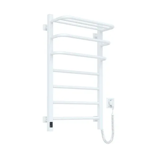 Електрична рушникосушка Navin Fortis 480x800 Sensor права біла 12-228153-3680, Білий, Праве, Електронний - фото 3