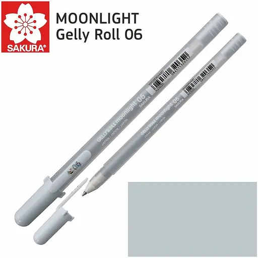 Ручка гелевая Sakura Moonlight Gelly Roll 06 Голубовато-серый - фото 2
