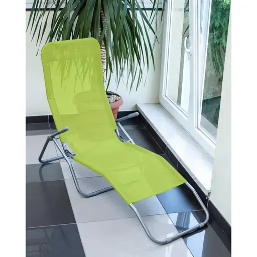 Кресло-шезлонг Jumi раскладной зеленый - фото 4