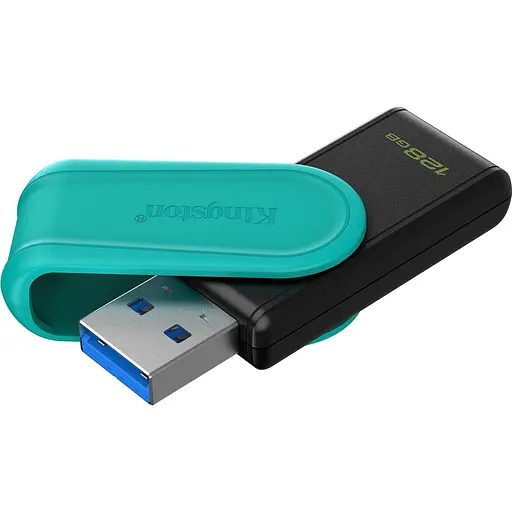 USB флэш-накопитель Kingston DataTraveler Exodia S 128GB USB-A 3.2 Black/Teal (DTXS/128GB) [139607] - фото 3