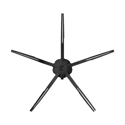 Бічні щітки для пилососа Xiaomi Xiaomi Mi Robot Vacuum Cleaner Mi RoboRock Xiaowa 2 шт, 5 лопатей, Black - фото 2