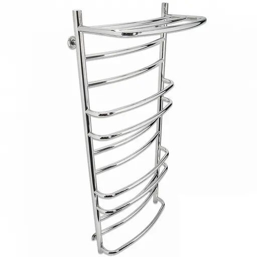 Водяна рушникосушка Laris Євромікс П12 500x1200 з полицею 71207663, Хром - фото 2