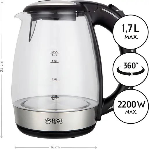 Электрочайник First FA-5404-2-BA [153008] - фото 3