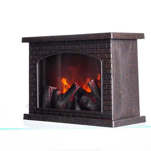 Камін-світильник новорічний декоративний Yiwu з LED-підсвіткою USB 12×20×27.5 см CR-3-4  - фото 5