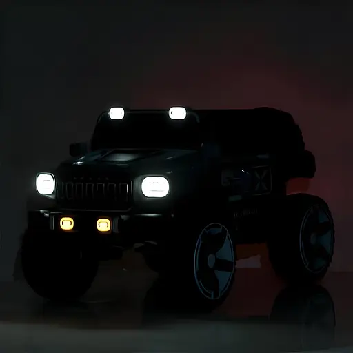 Електромобіль дитячий Bambi Джип M 5822EBLR-4 24V на 4 мотори з музикою та світлом - фото 2