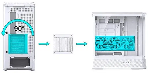 Корпус JONSBO D400 White - фото 12