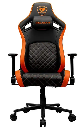 Игровое кресло Cougar Defensor Black Orange (DEFENSOR) - фото 2