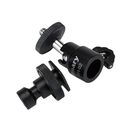 Шарнирный крепеж 360° Jmary BH-02 для штативов и стоек, металл резьба 1/4" - фото 6