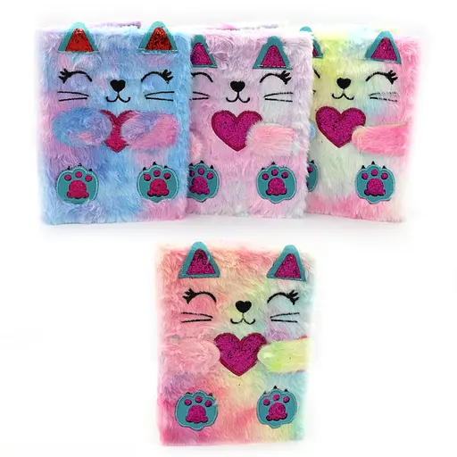 Блокнот пухнастий Cat 2339-4MRB, А5, 80 аркушів, 80 г/м² (В асортименті) - фото 2