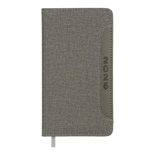 Еженедельник датированный Buromax Liga 2026 серый 153 х 85 мм (BM.2894-09)