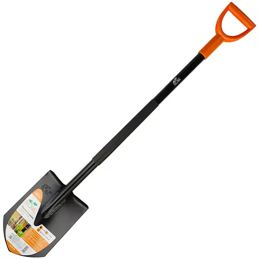 Лопата штыковая Flora с металлической ручкой 285×195×1170мм (5045324) - фото 1