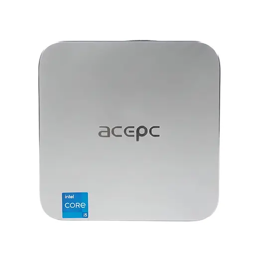 Міні-ПК Acepc PowerBox E3C / Intel i5 12450H / RAM 16GB / SSD512 GB / LAN / Wi-Fi / Bluetooth / Windows 11 Pro / Сірий