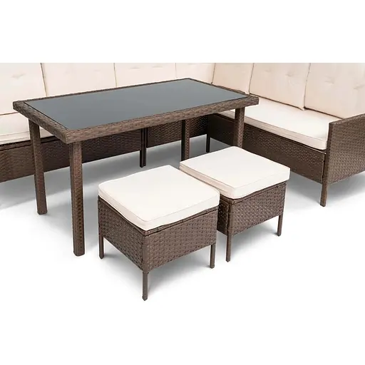 Садові меблі Di Volio Venice коричневі - фото 3