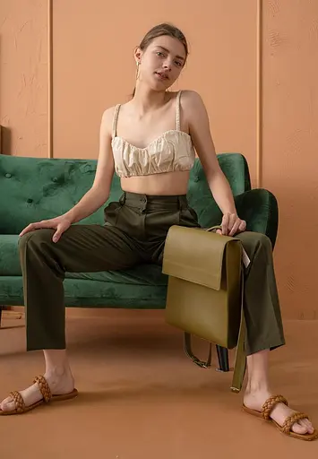 Женский рюкзак Tammy оливковый - фото 5