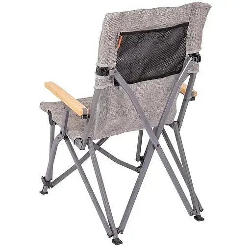 Кресло раскладное Bo-Camp Chelsea Grey серое (DAS303258) - фото 7