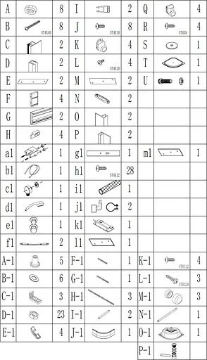 Душовий бокс BRAVO BUG H90FWS (H90W) - фото 8