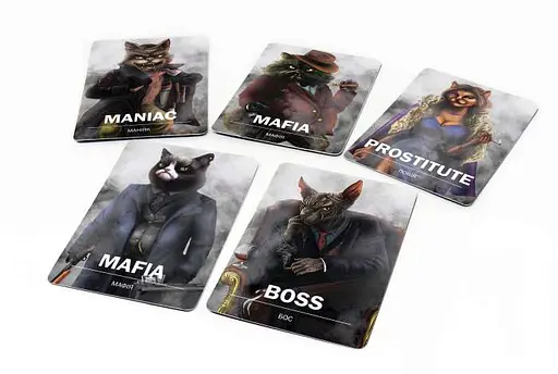 Настольная игра Woodcat Котомафия (Cats Mafia) (89351) - фото 4