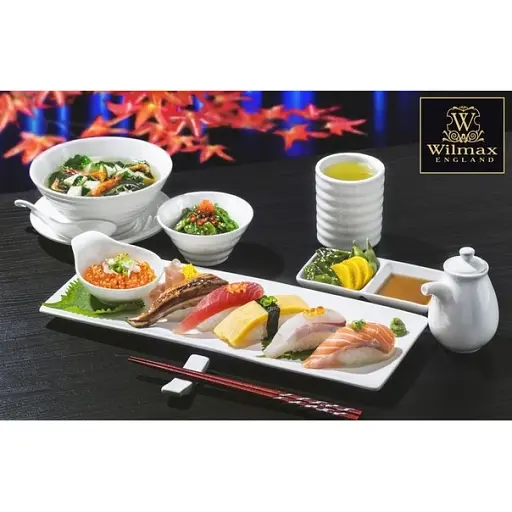 Блюдо Wilmax прямокутне для суші/канапе 36х14 см (WL-992016/A) - фото 4