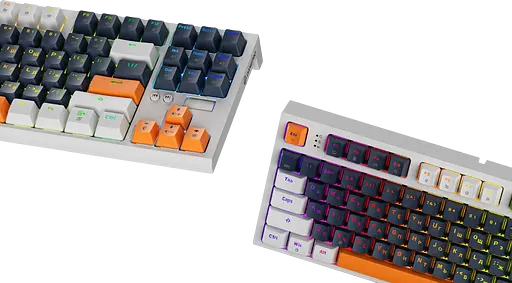 Клавіатура GamePro MK180W Red Hot-Swap RGB White - фото 3