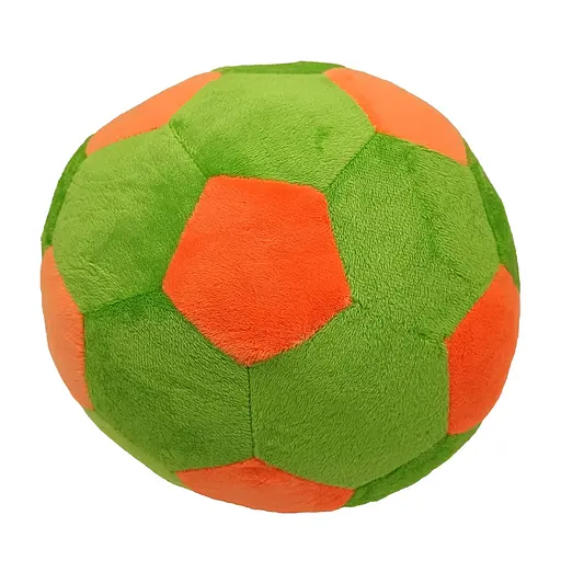 Дитяча м'яка іграшка М'яч футбольний Macik МС 180402-01(Green-Orange) - фото 1