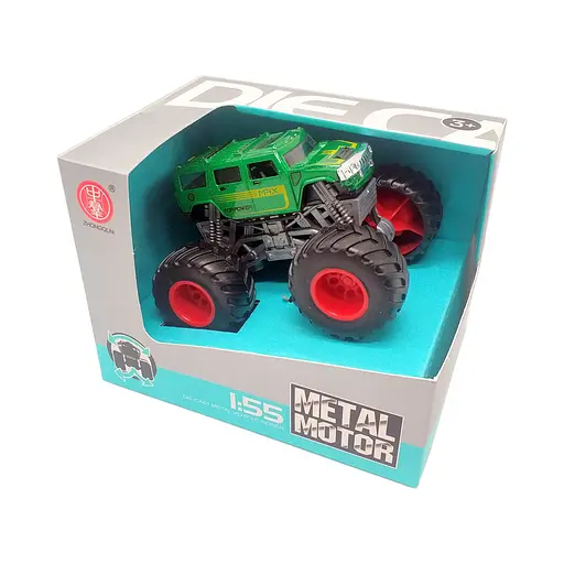 Машина металлическая 149A, коробка 12*9*9см Зеленый