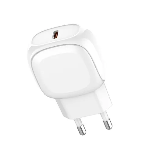 Мережевий зарядний пристрій Ldnio A1206C Type-C PD 27W білий + кабель Type-C to Lightning - фото 1