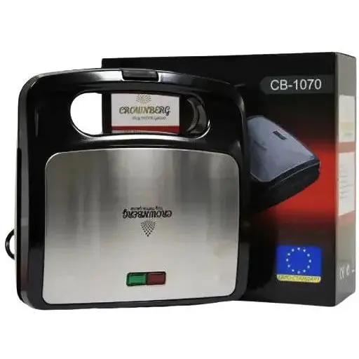 Электрогриль Crownberg CB-1070 750 Вт домашний - фото 1