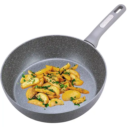 Сковорода-сотейник с гранитным покрытием Kamille 30 см Серая 000274971