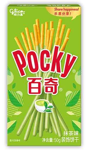 Палички Glico Pocky зі смаком матчі Matcha Cream Flavor, 50 г