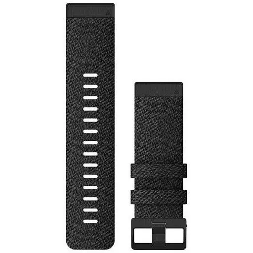 Ремешок Garmin для Fenix ​​6x 26mm QuickFit Heathered Black Nylon bands (010-12864-07)