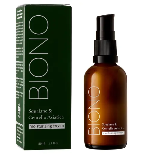 Увлажняющий крем для лица со скваланом и центеллой Biono 50 мл - фото 1