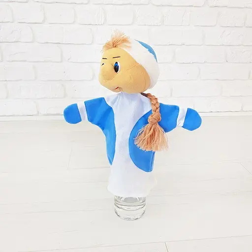 Игрушка на руку Снегурочка 30см - фото 3