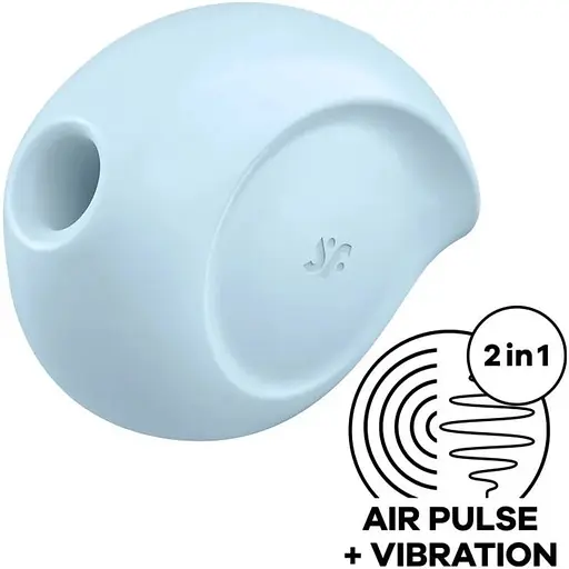 Вакуумний кліторальний стимулятор із вібрацією Satisfyer Sugar Rush Blue - фото 2