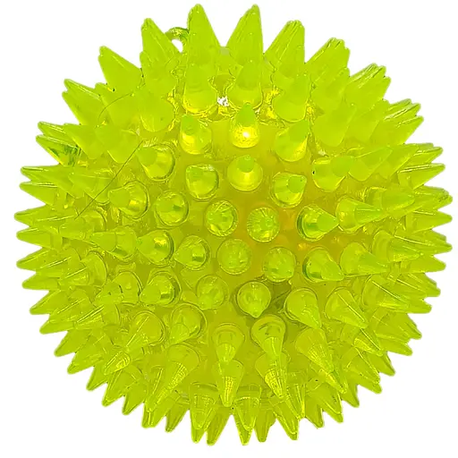 Мяч массажный MS 1137-3 размер 8,5 см, синий Желтый