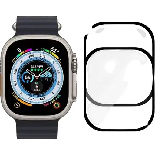 Захисна плівка DK CDK для Apple Watch Ultra 49mm (Series 1 / 2) Composite Film box 2 шт. (014945) (black)