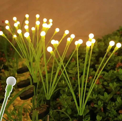 Світильник Sun Lamp Firefly Skylight із зеленим листям садовий декоративний 2 шт - фото 6