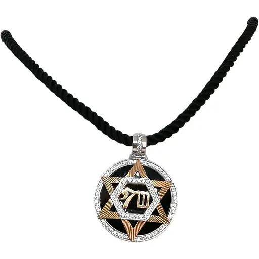 Колье из текстиля Харьковская ювелирная фабрика с серебряными вставками. Артикул 10438-ЗРОН 60