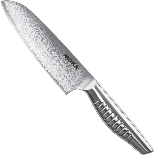 Нож кухонный Санток 150 мм Suncraft Moka Damascus (DMK-102)